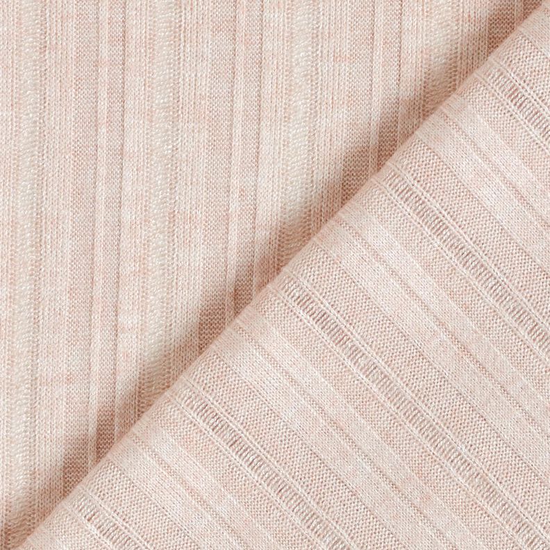 Malha canelada lisa – rosé,  image number 5