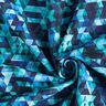 Softshell Triângulos coloridos Impressão Digital – azul-noite/turquesa,  thumbnail number 4