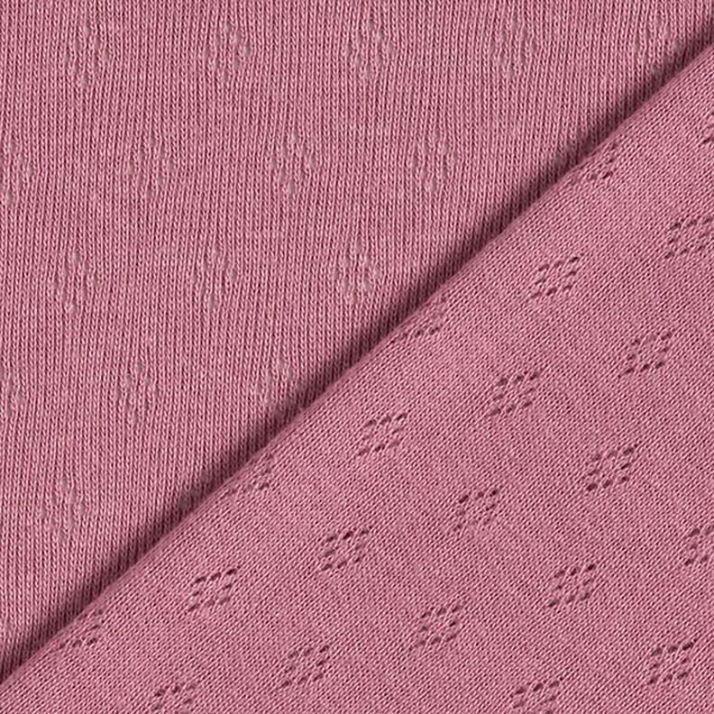 Jersey malha fina com padrão perfurado – púrpura média,  image number 5