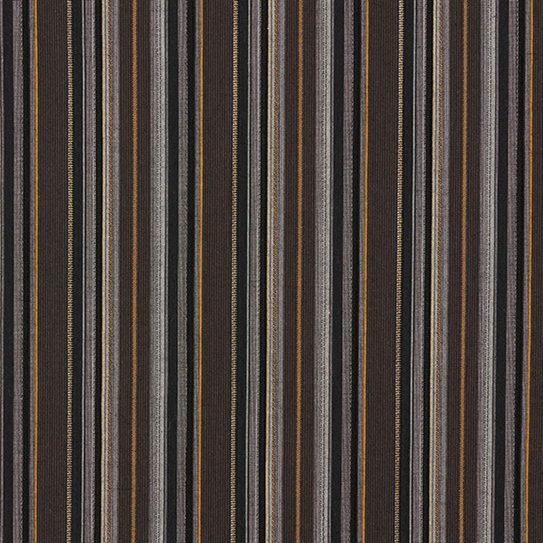 Mistura de algodão Riscas – castanho escuro,  image number 1