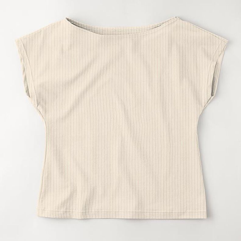 Jersey canelada lisa – natural,  image number 7