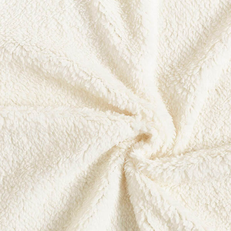 Pelo artificial Tecido Teddy – branco sujo,  image number 1
