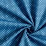 Popelina de algodão pintas pequenas – azul ganga/branco,  thumbnail number 5