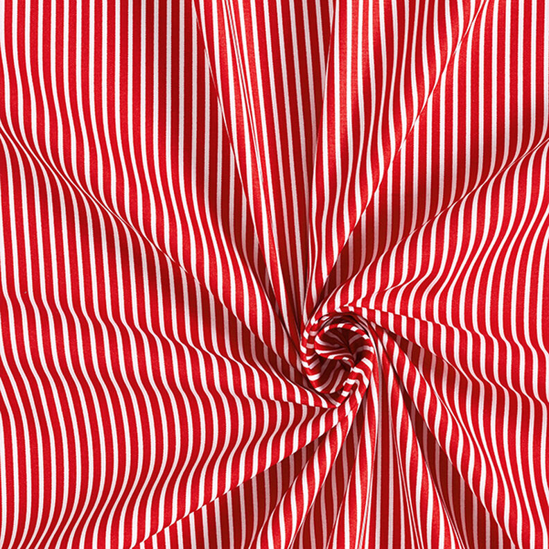 Popelina de algodão Riscas – vermelho/branco,  image number 3