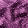 Popelina de algodão pintas pequenas – vermelho violeta médio/branco,  thumbnail number 2
