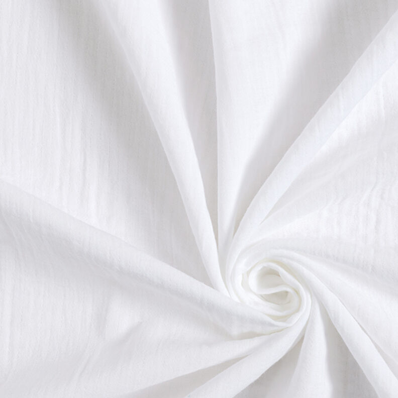 Musselina de algodão 280 cm – branco,  image number 1
