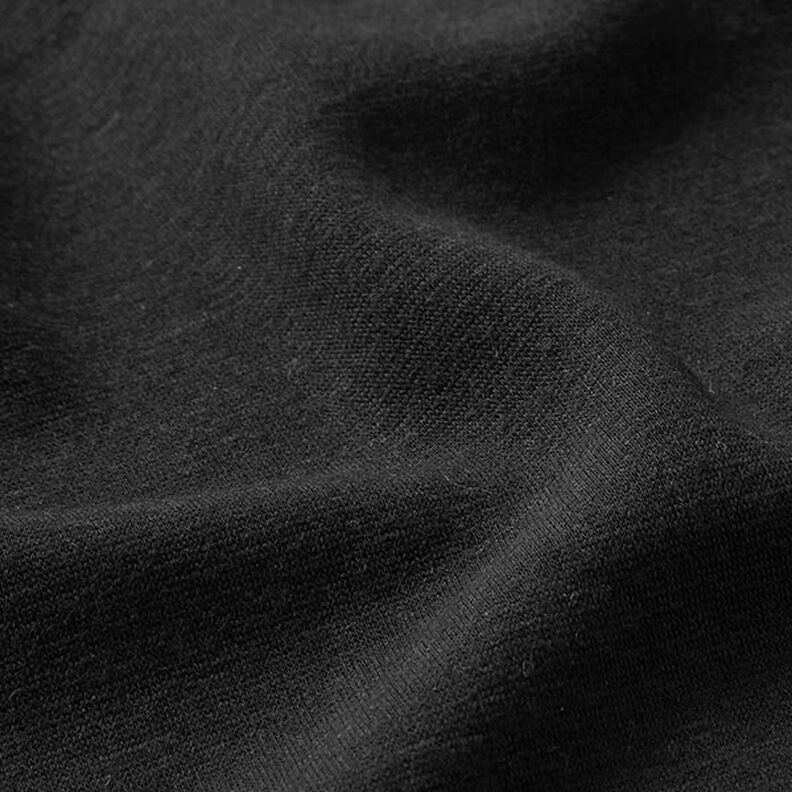 Tecido polar alpino Sweater aconchegante Liso – preto,  image number 3