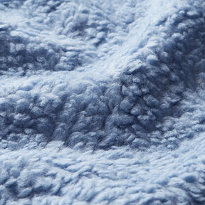 Sherpa de algodão lisa – azul claro, 