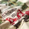 Tecido para decoração Peça de gobelina VW Kombi – natural/vermelho,  thumbnail number 3