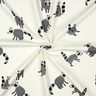 Jersey de algodão Guaxinins Impressão Digital | Poppy Fabrics – branco sujo,  thumbnail number 3