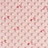 Tecido polar fofinho Pintas gravadas e arco-íris – rosa,  thumbnail number 1