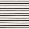 Jersey de algodão Riscas largas e estreitas – creme/preto,  thumbnail number 1