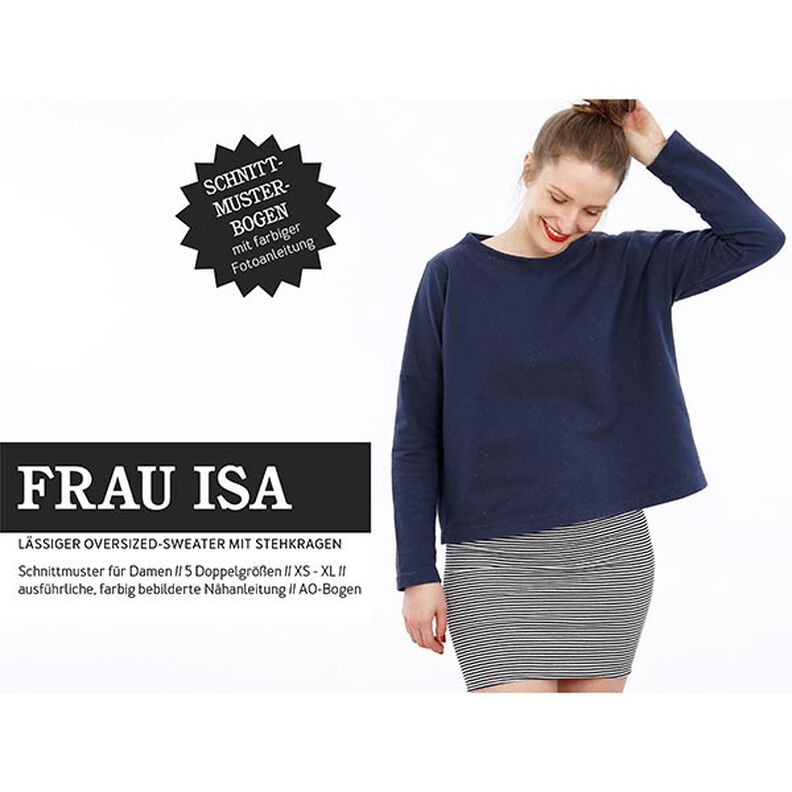 FRAU ISA - Sweater com gola alta, Studio Schnittreif  | XS -  XL,  image number 1