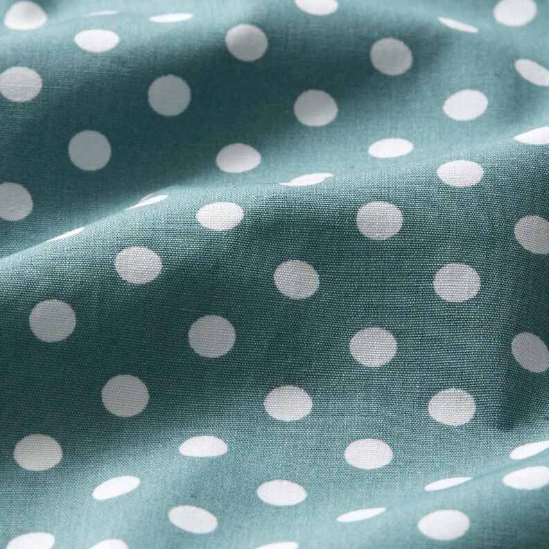 Popelina de algod&atilde;o Polka Dots &ndash; cinzento-p&eacute;rola/branco,  image number 2