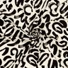 Jersey de viscose Pinceladas abstratas – creme/preto,  thumbnail number 3