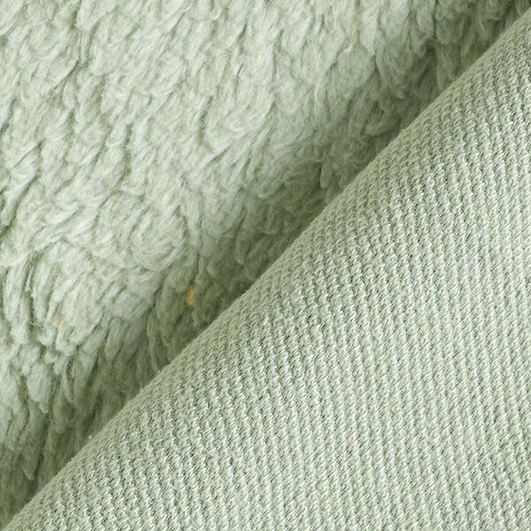 Sherpa de algodão lisa – verde amarelado,  image number 4