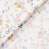 Popelina de algodão Flores delicadas – branco/lilás,  thumbnail number 4