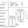 Blusa, Burda 6632,  thumbnail number 9