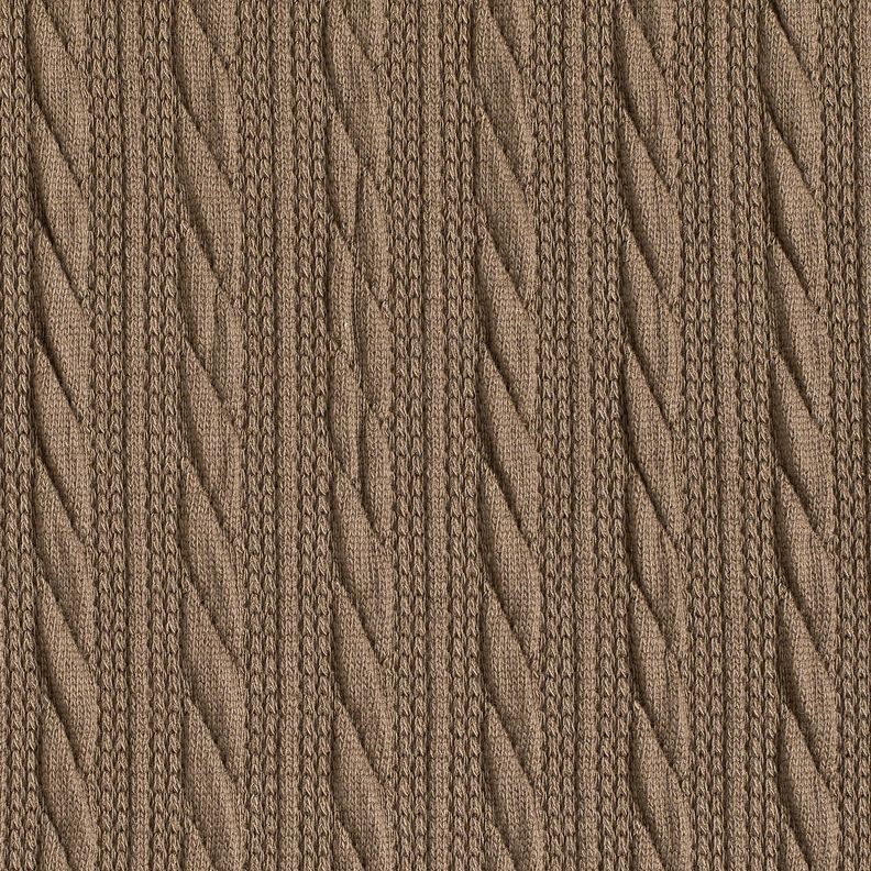 Malha Cloqué Padrão entrançado – duna,  image number 1