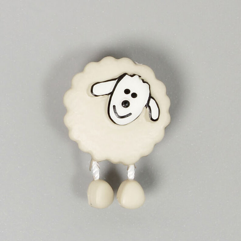 Botão de plástico, Sheep 14,  image number 1