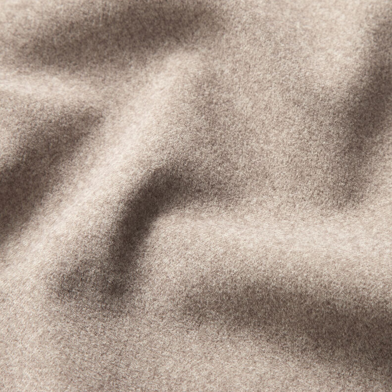 Tecido térmico para cortinas Melange fina – castanho claro,  image number 3