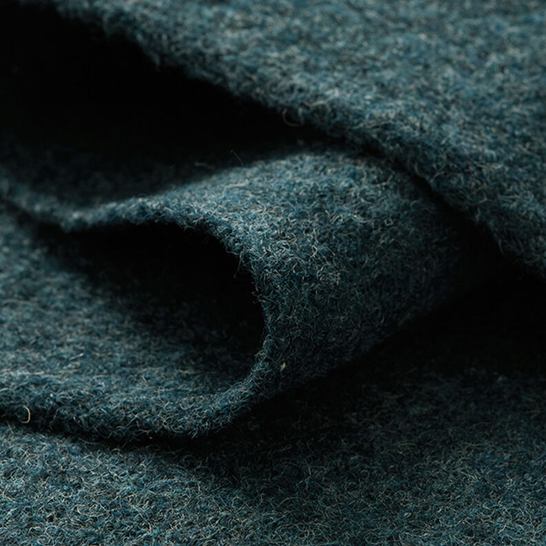 Lã grossa pisoada Melange – azul-oceano,  image number 4