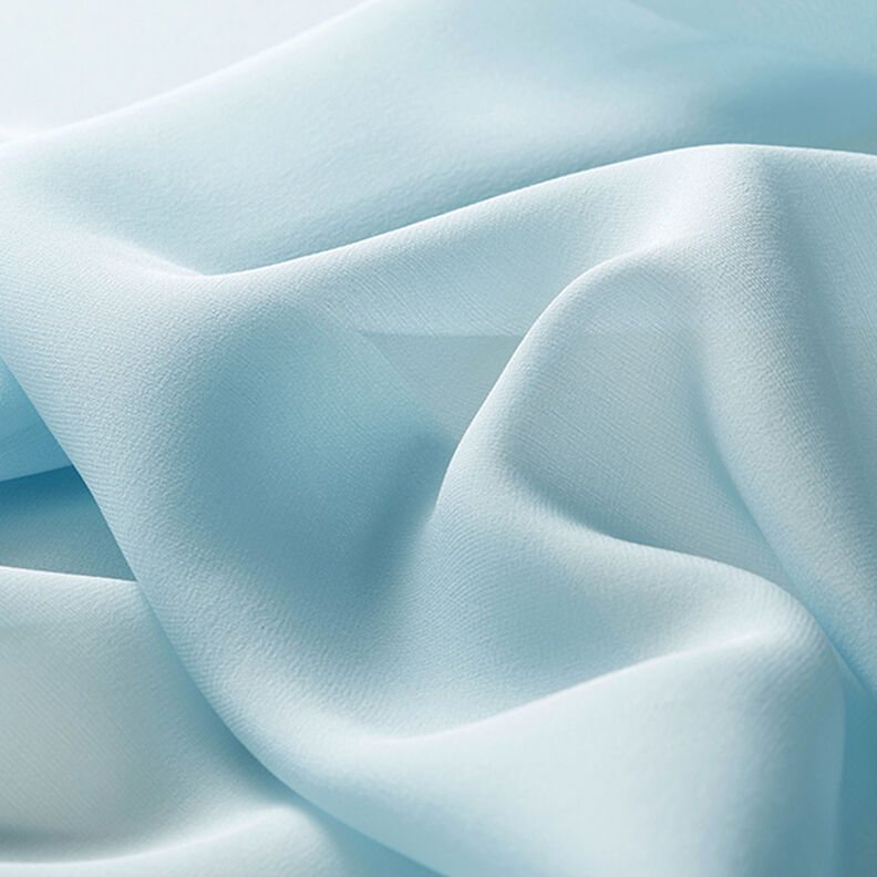 Chiffon de seda – azul claro,  image number 5