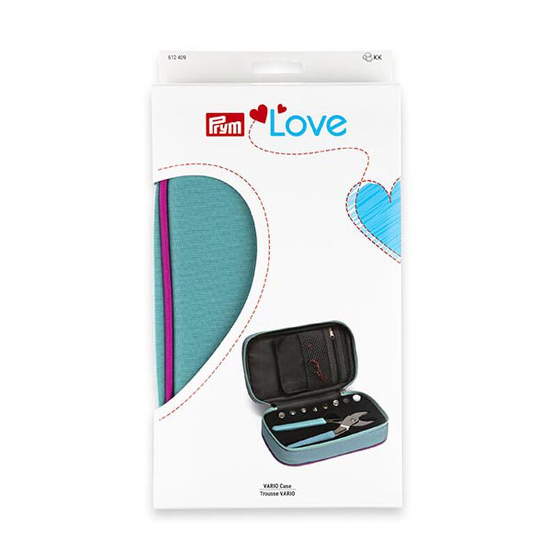 VARIO Case Prym Love [ Medidas: 13,5 x 22,5 x 5 cm ] | Prym – turquesa,  image number 1