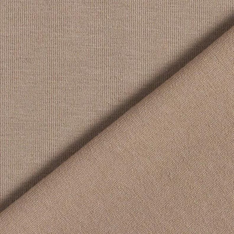 Jersey de algod&atilde;o m&eacute;dio liso &ndash; taupe | Retalho 60cm,  image number 3