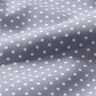 Popelina de algodão Mini Polka Dots – azul aço/branco,  thumbnail number 2