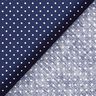 Popelina de algodão pintas pequenas – azul-marinho/branco,  thumbnail number 6