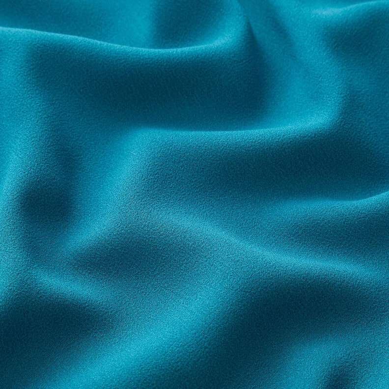 Crepe Georgette – azul petróleo claro,  image number 3