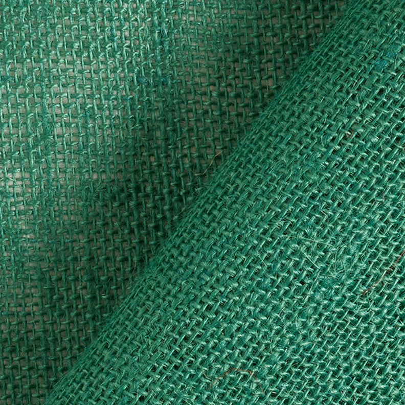 Tecido para decoração Juta Liso 150 cm – verde pinheiro,  image number 4