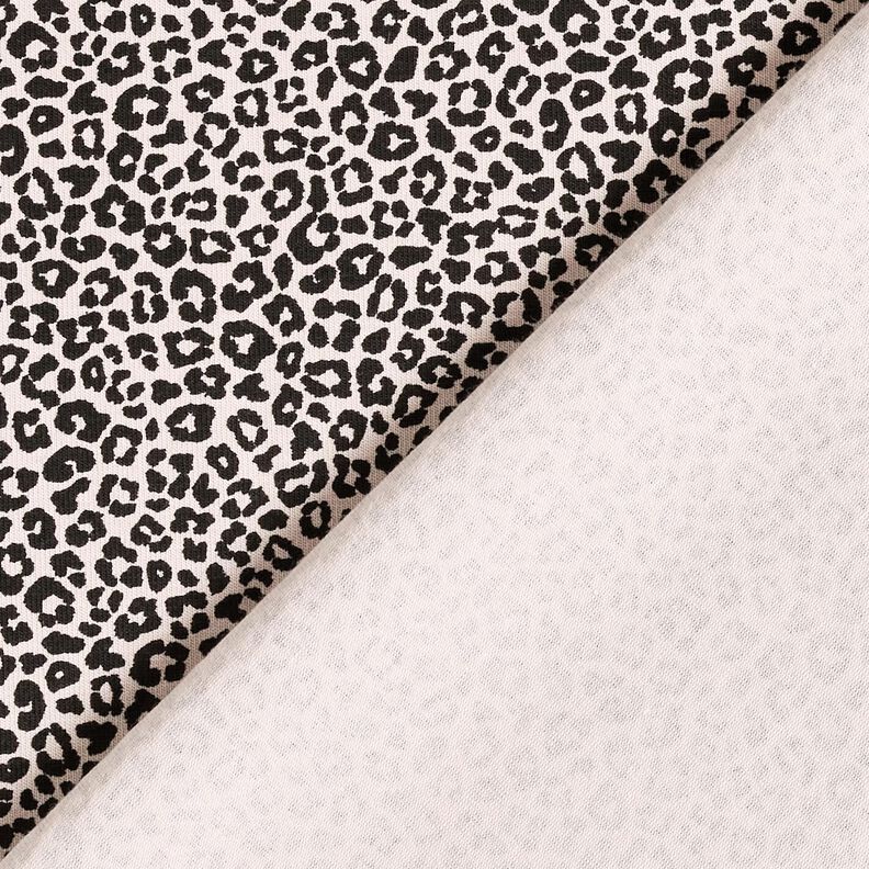 Jersey de algodão Mini estampado Leo – natural/preto,  image number 4
