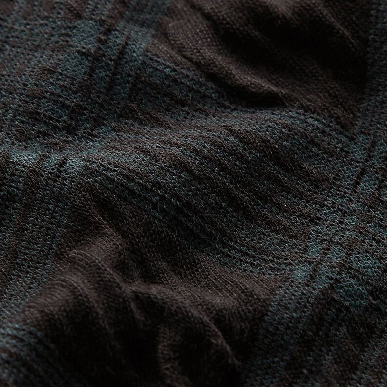Malha jacquard padrão argyle – preto/verde pinheiro,  image number 3