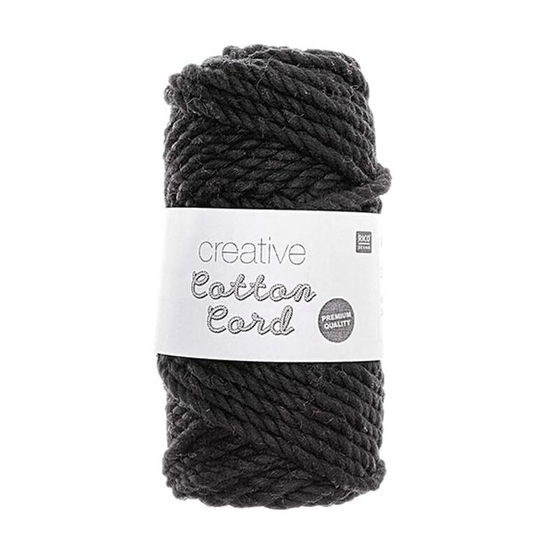Creative Cotton Cord [5mm] | Rico Design – preto,  image number 1