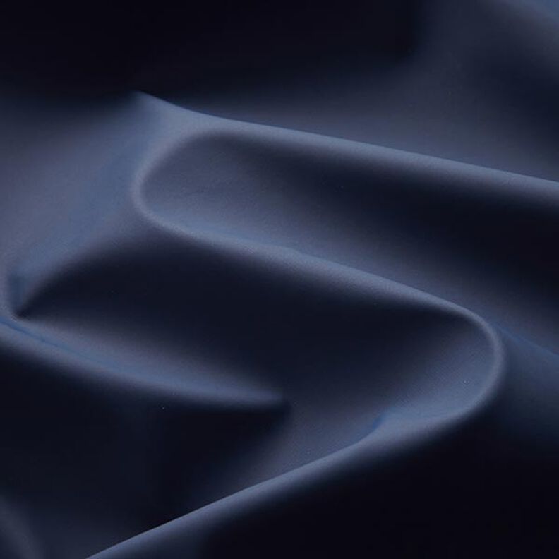 Tecido para impermeáveis liso – azul-noite,  image number 3
