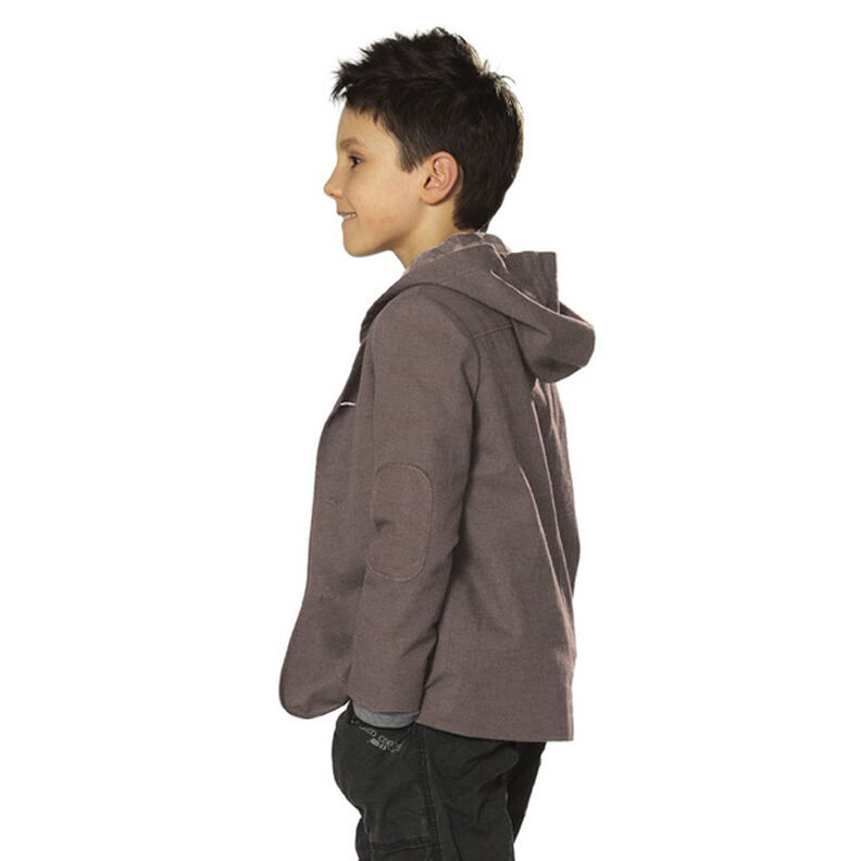 Terry francês simples liso – taupe,  image number 10