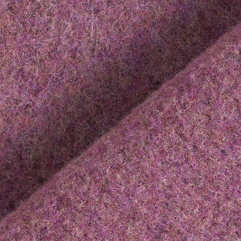 Mistura de lã pisoada Melange – uva,  image number 4
