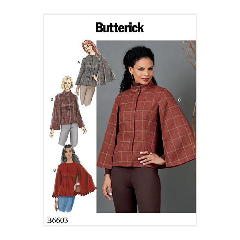 Capa, Butterick 6603 | 40 - 48,  image number 1