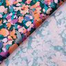 Cetim de algodão Mar de flores Impressão digital – pinheiro azul/salmão,  thumbnail number 4