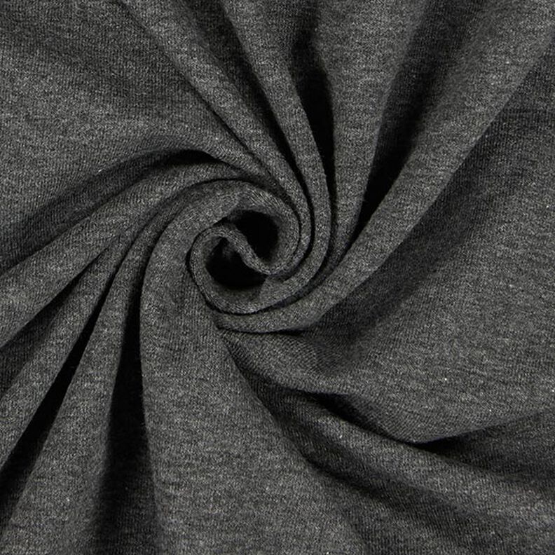 Terry francês leve melange – antracite,  image number 2