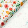 Bombazine para bebé Prado de flores aguarela Impressão Digital – branco sujo,  thumbnail number 5