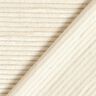 Tecido aveludado Nicki Riscas brilho – bege claro/prata metálica,  thumbnail number 4