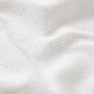 Jersey malha fina com padrão perfurado Arco-íris – branco sujo, 