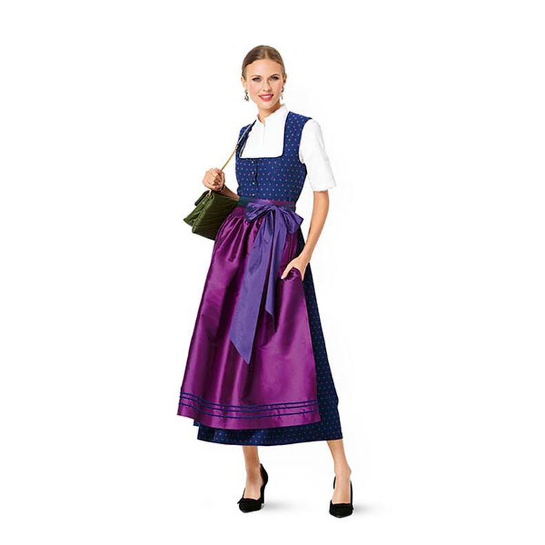 Vestido tradicional da Baviera, Burda 6268 | 34-44,  image number 2