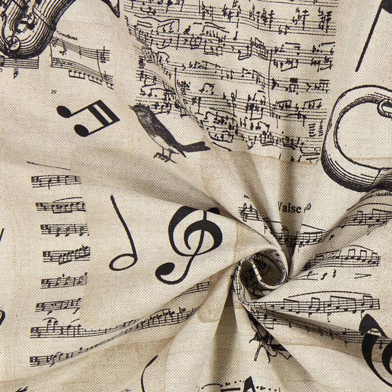 Meio linho Panamá Partituras – natural,  image number 2