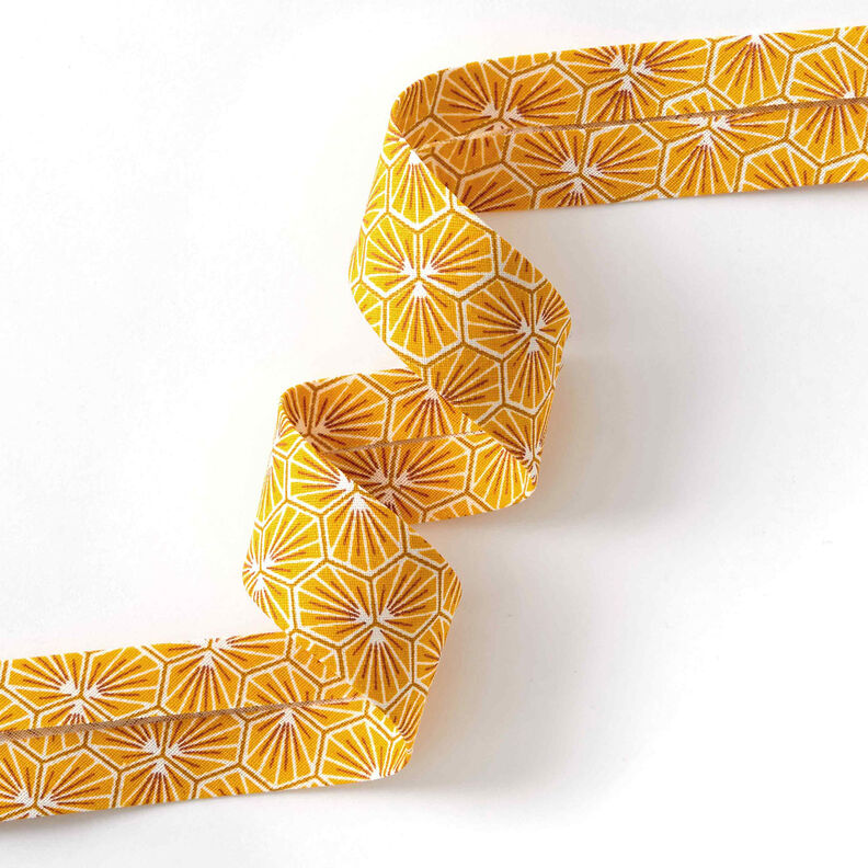 Fita de viés diamantes [27 mm] – amarelo,  image number 2