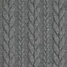 Jersey Jacquard Cloqué Padrão entrançado – cinzento escuro,  thumbnail number 1