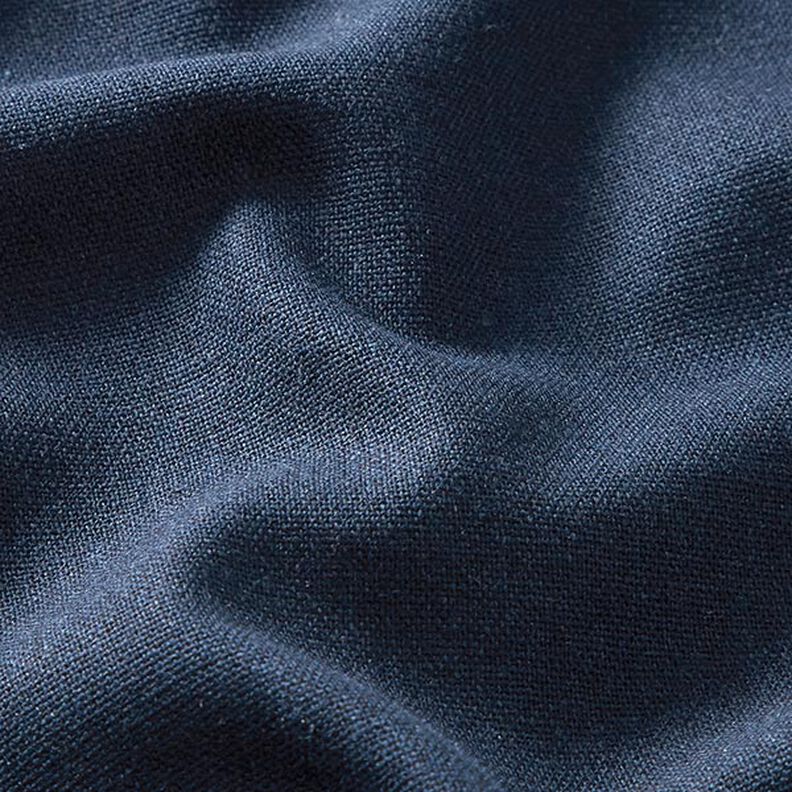 Mix de linho e viscose Liso – azul-marinho,  image number 2